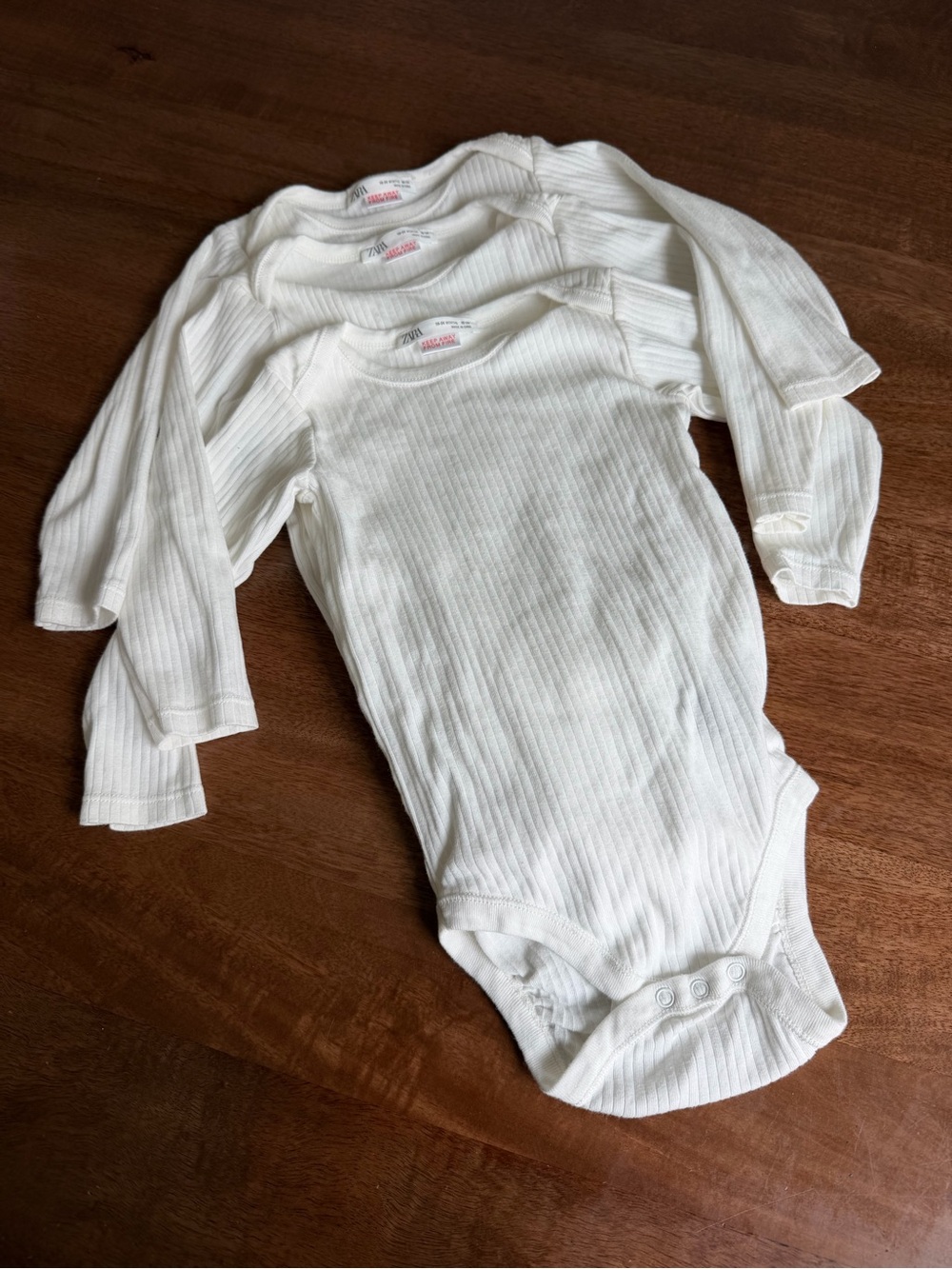 Zara Baby 3-Piece Long Sleeve Bodysuit Set | 18–24M